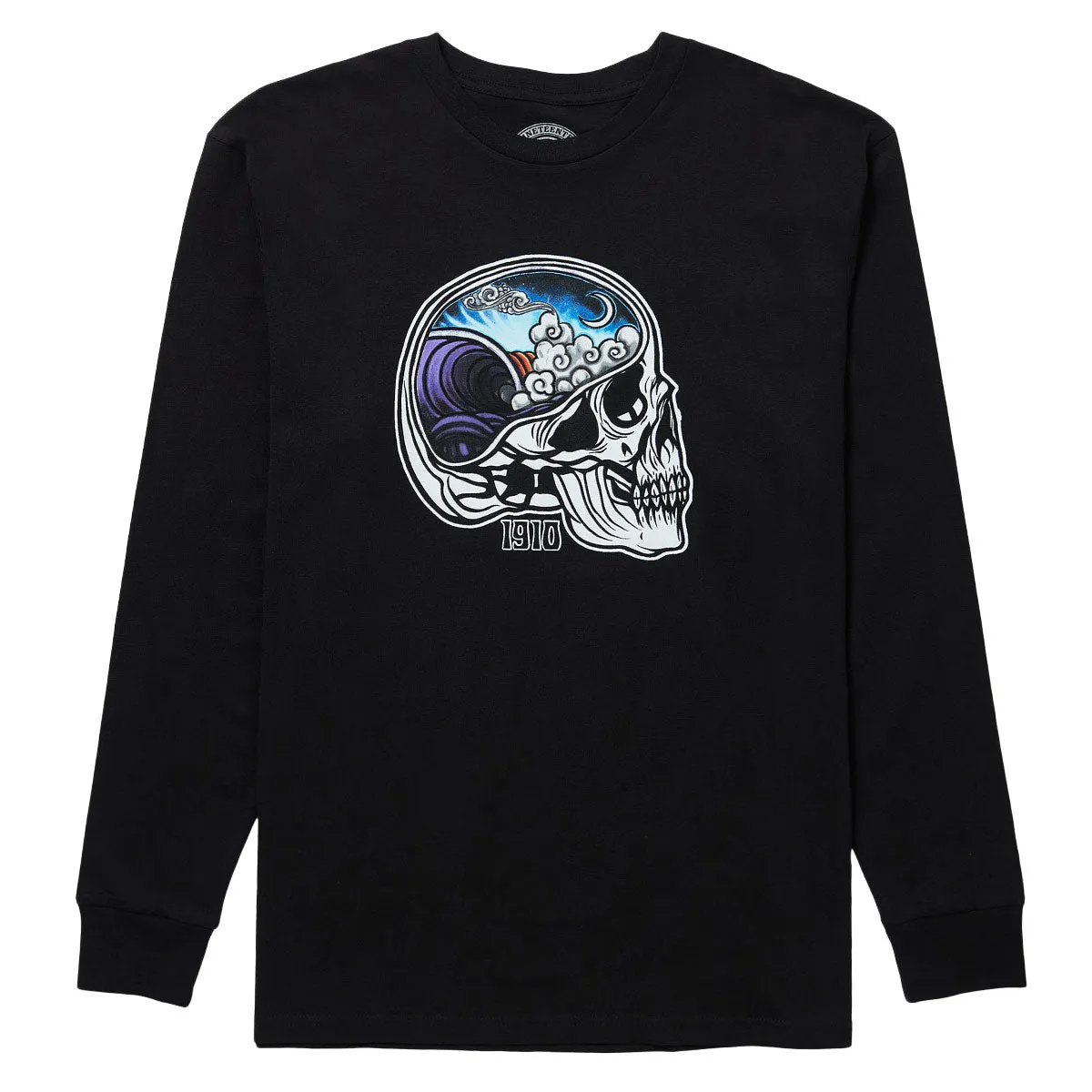 1910 In Your Head Night Long Sleeve T-Shirt - Black
