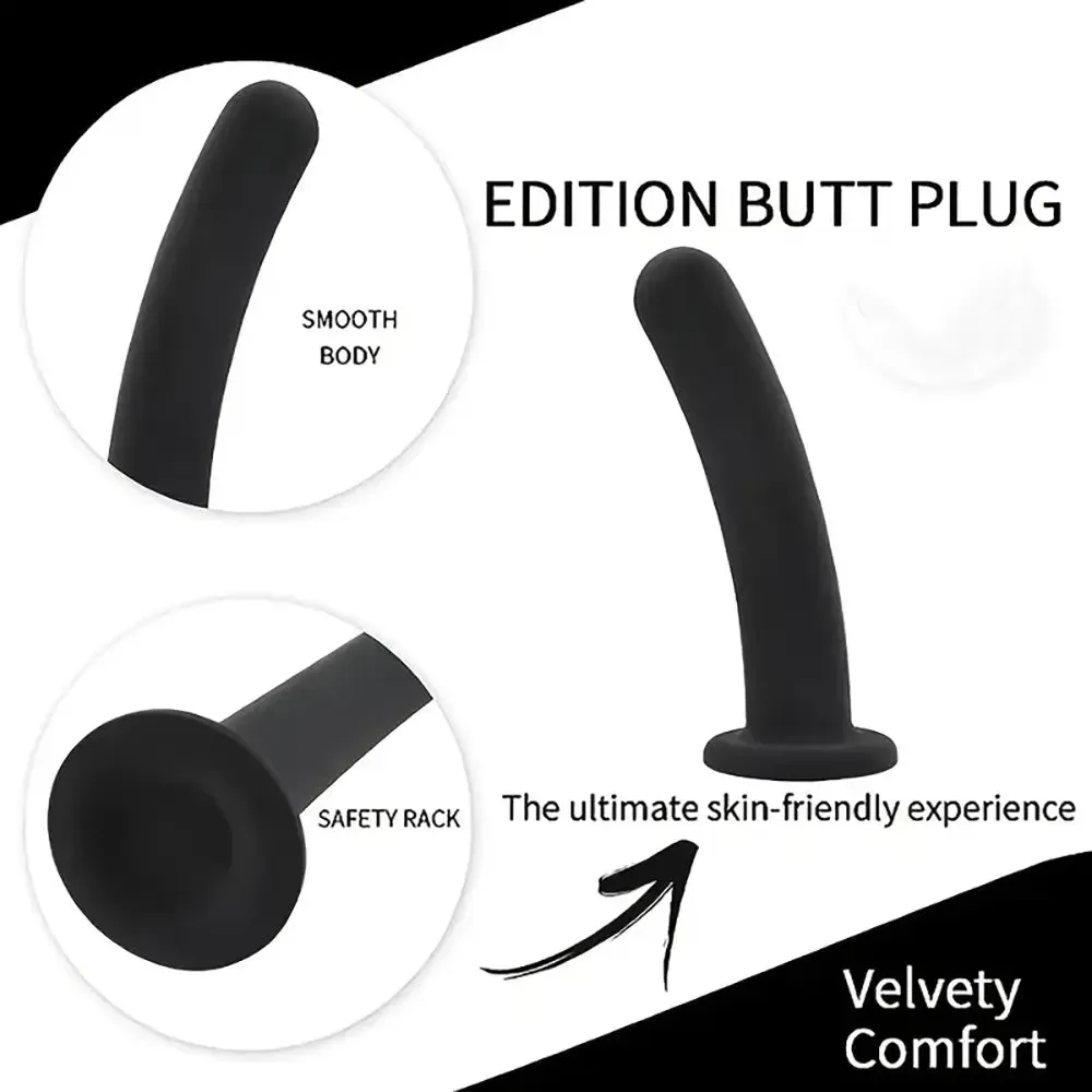 3 Sizes Silicone Butt Plug Anal Training Kit Simple Anal Dildo For Men