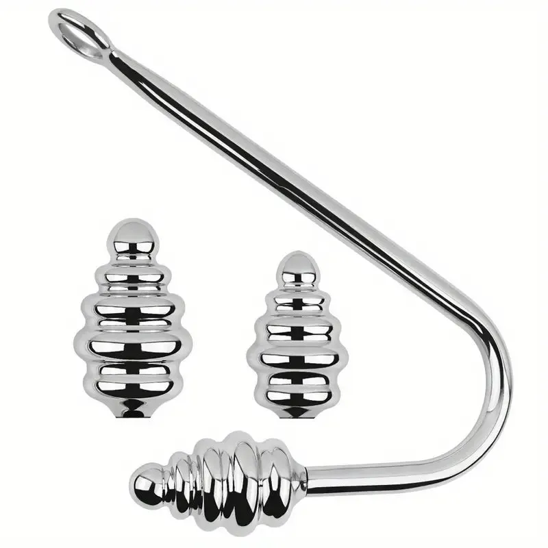 4pcs/Set Stainless Steel Metal Anal Hook Toy Anal Hook Anal Plug