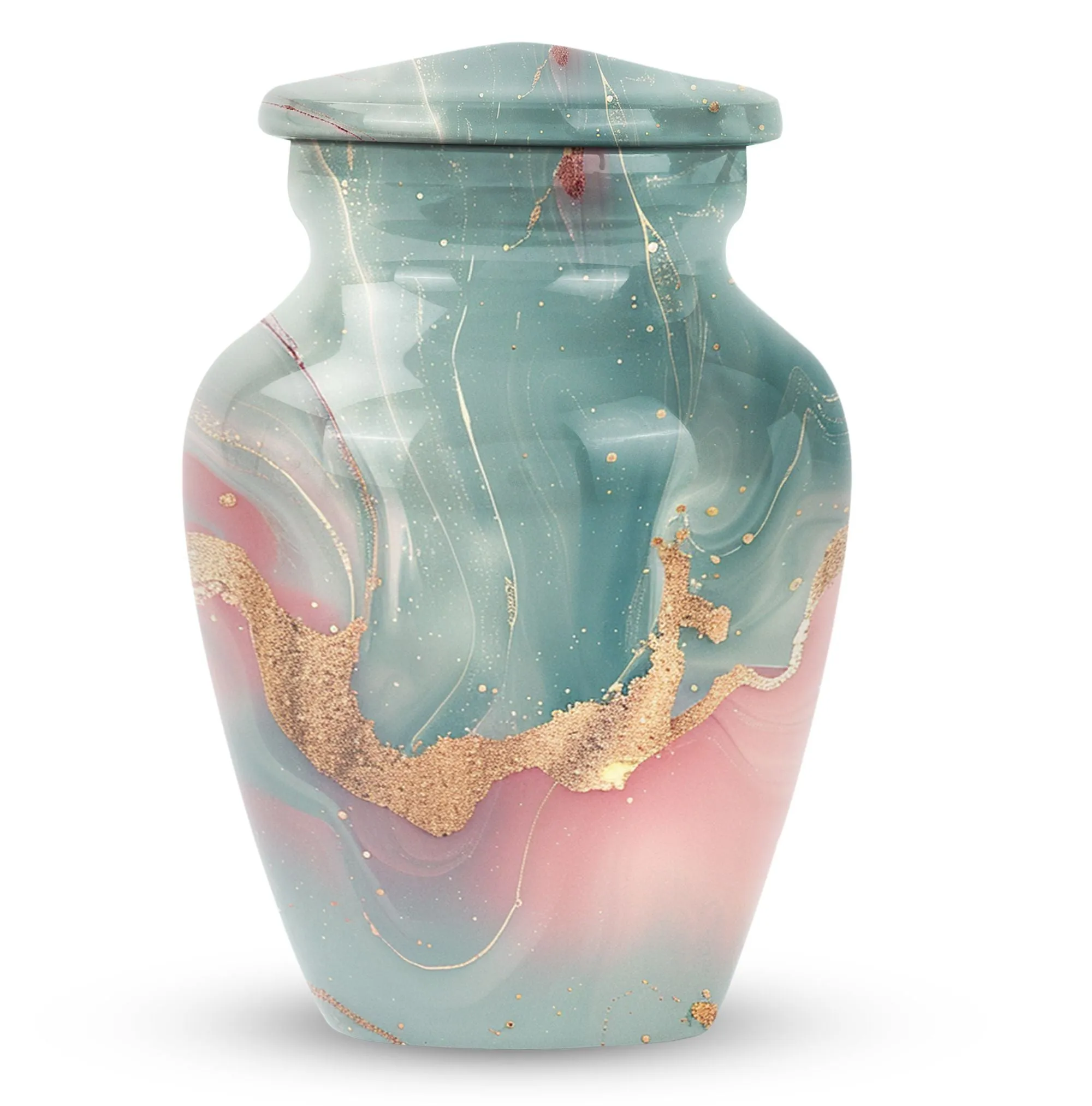 Abstract  Man's Dignity - Robust Cremation Urn for Adult Male