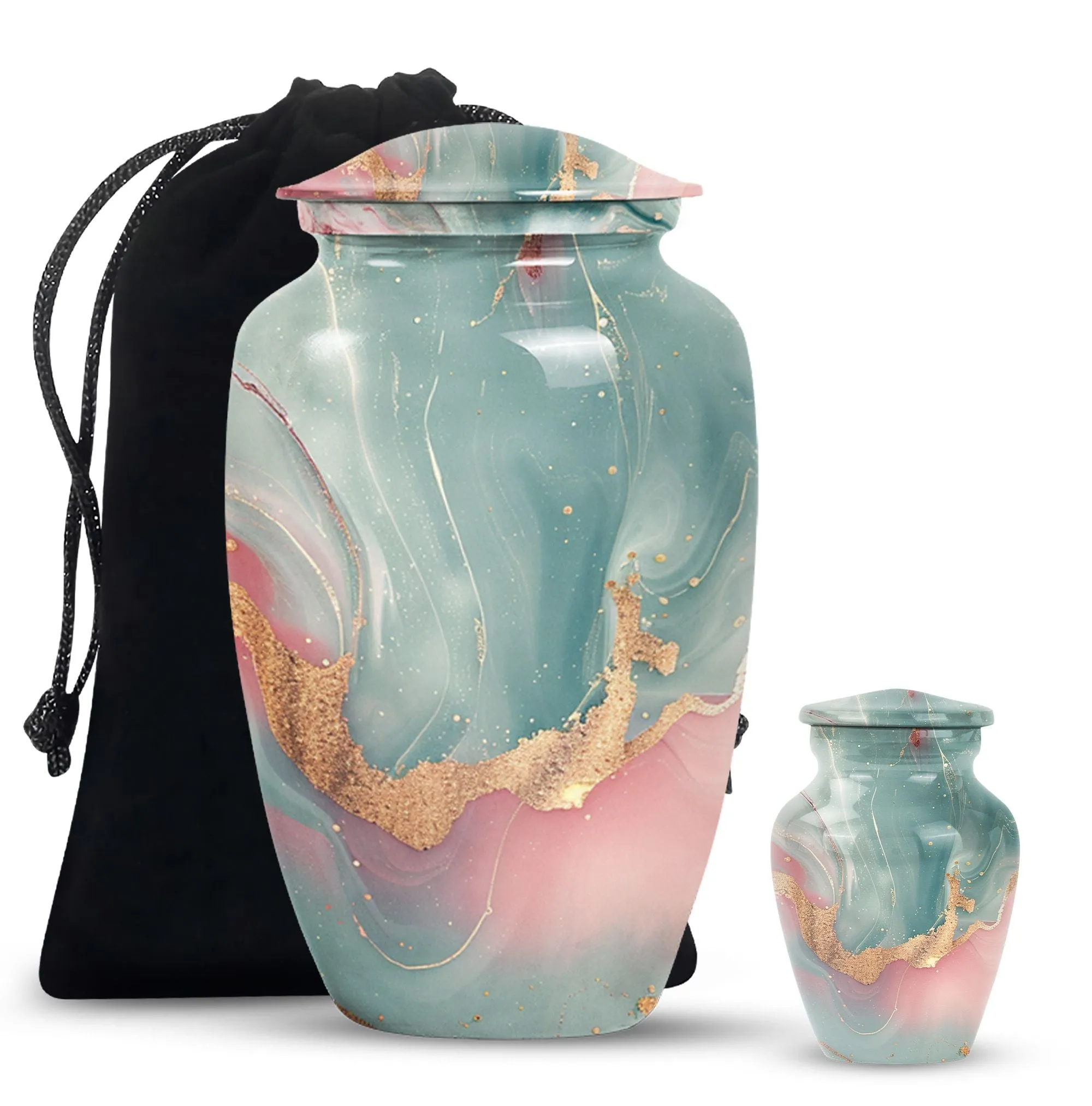 Abstract  Man's Dignity - Robust Cremation Urn for Adult Male