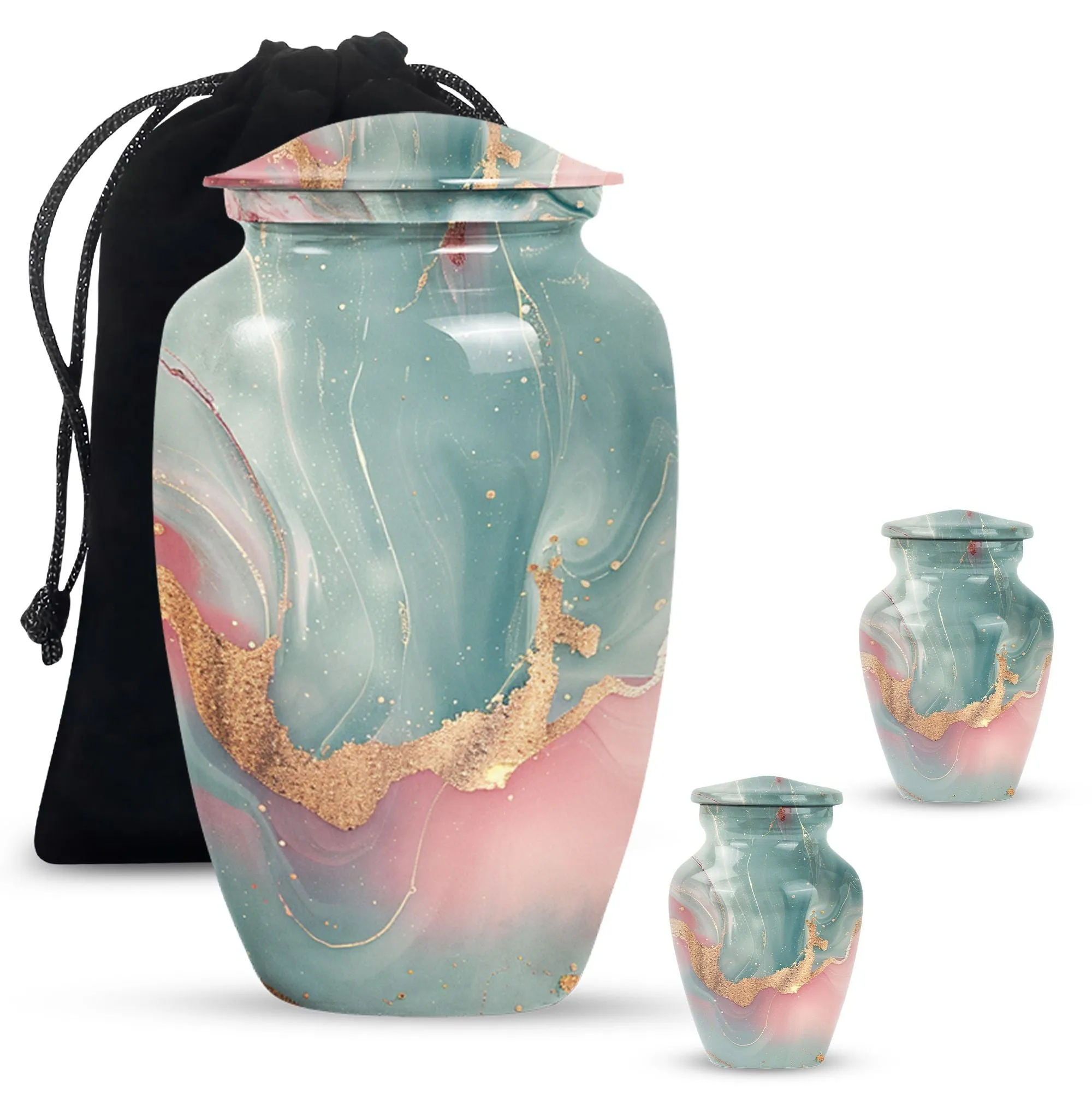 Abstract  Man's Dignity - Robust Cremation Urn for Adult Male