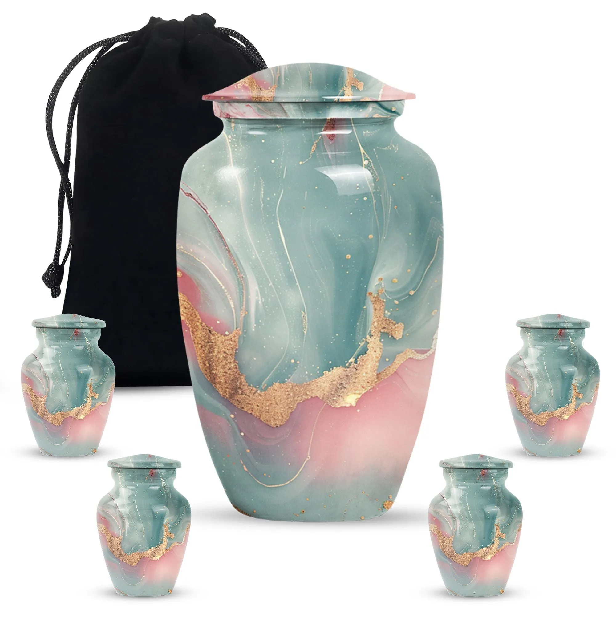 Abstract  Man's Dignity - Robust Cremation Urn for Adult Male