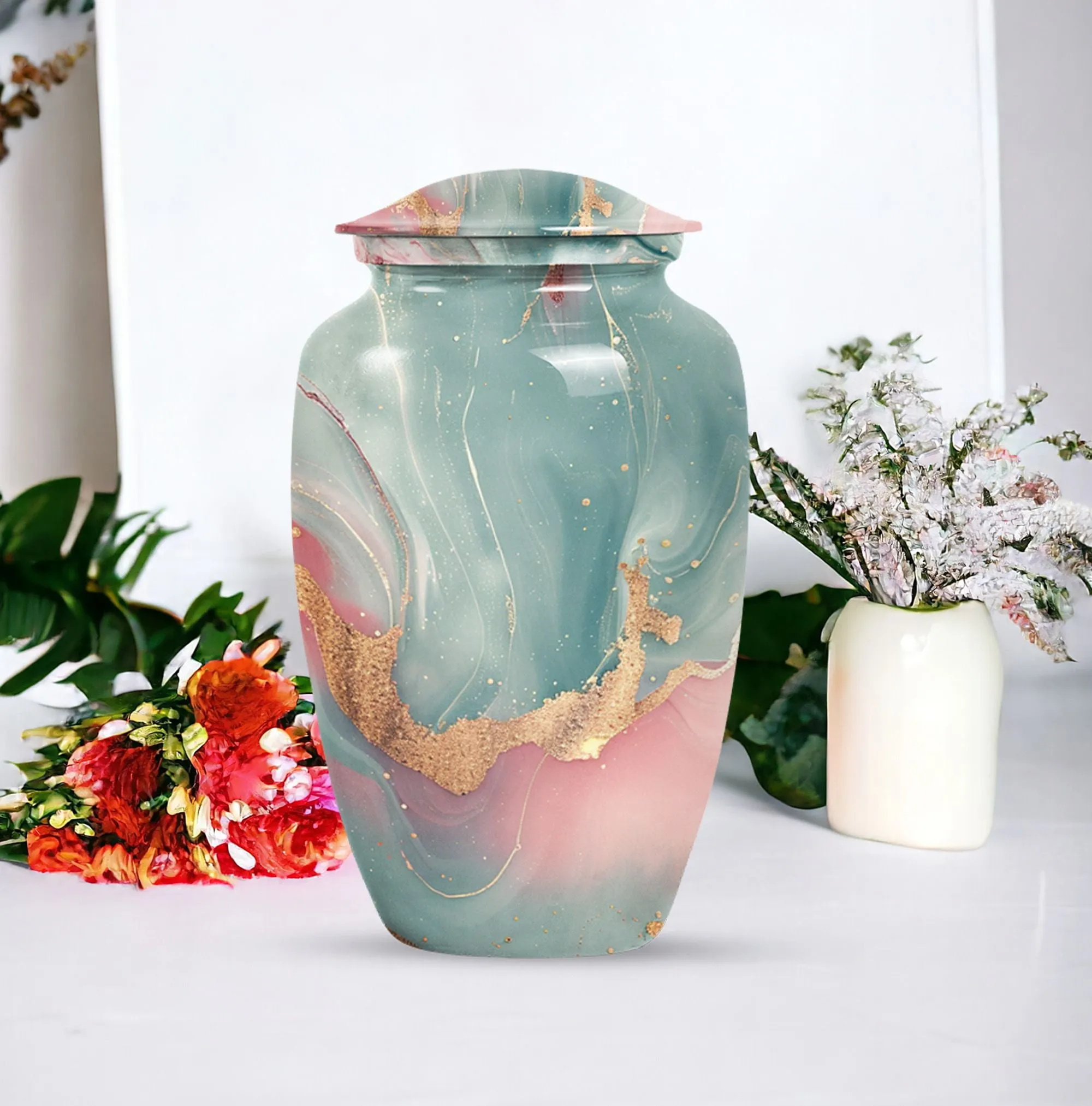 Abstract  Man's Dignity - Robust Cremation Urn for Adult Male