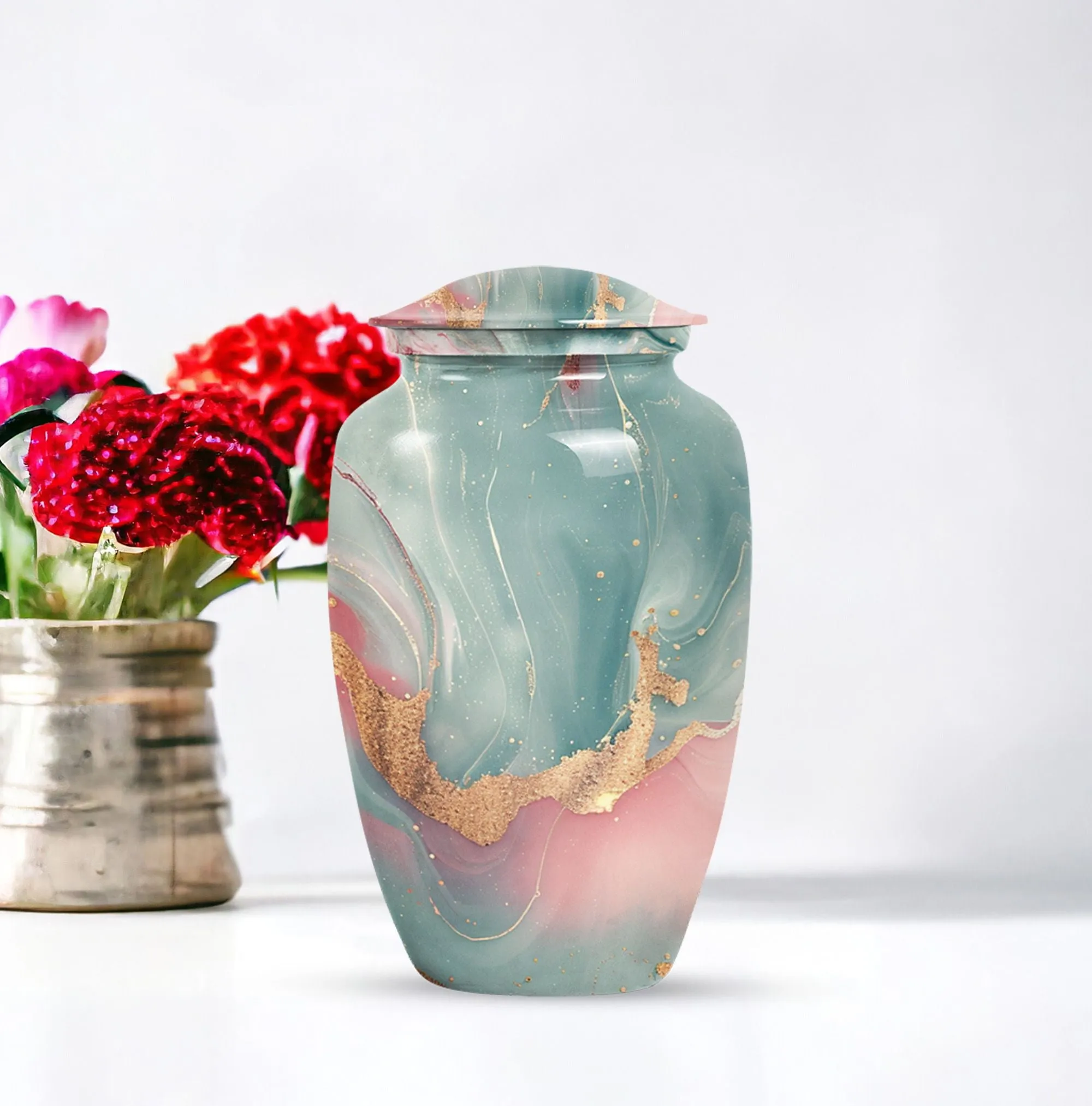 Abstract  Man's Dignity - Robust Cremation Urn for Adult Male