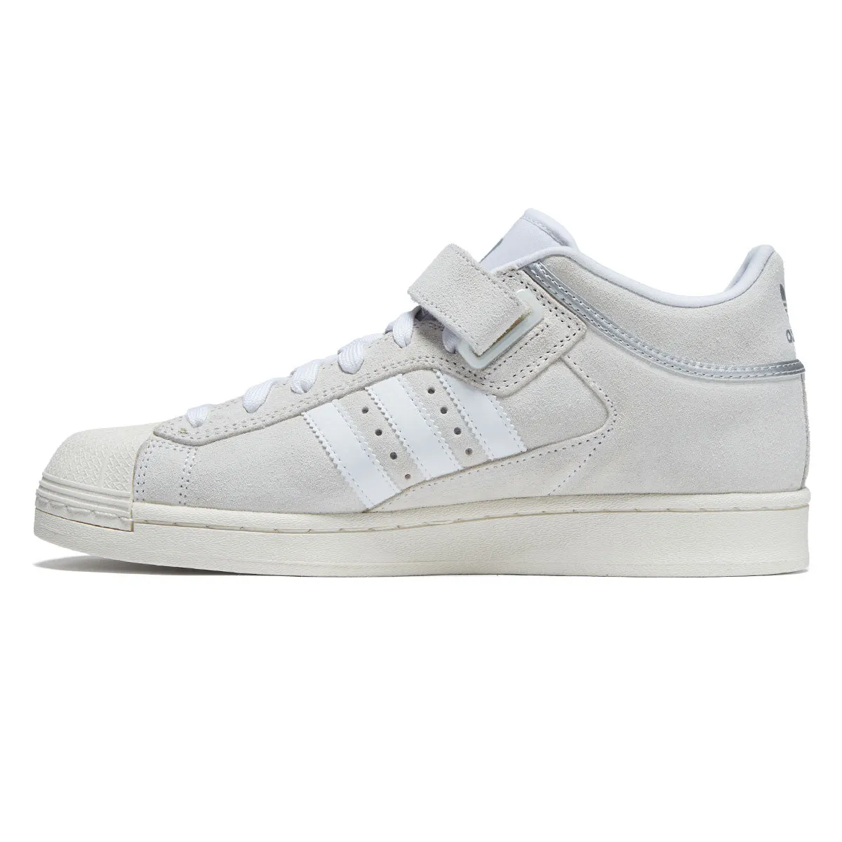 Adidas Pro Shell ADV Shoes - Ftwr White/Silver/Core White