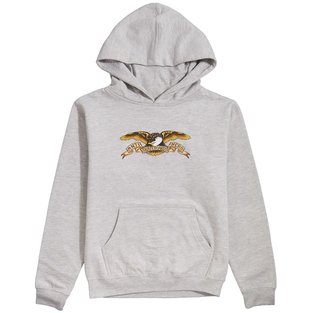 Anti-Hero Youth Eagle Hoodie - Grey Heather/Multi