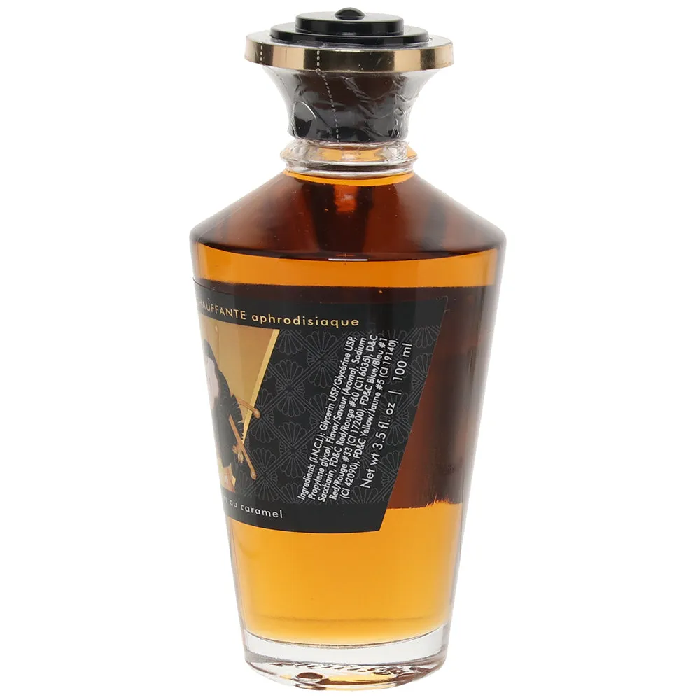 Aphrodisiac Warming Oil 3.5oz/100ml in Caramel Kisses