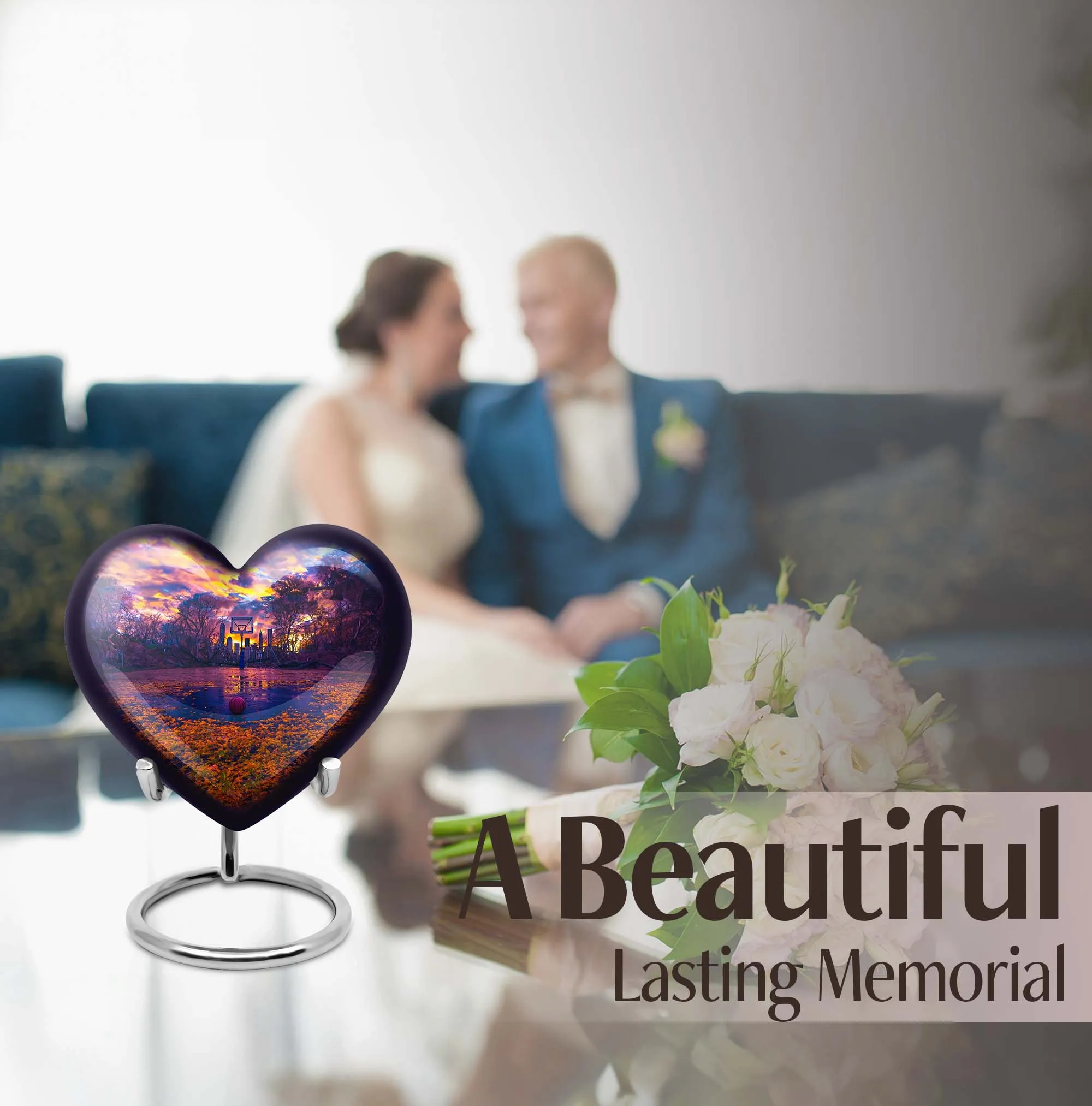 Basketball Memorial  Urn For Human Ashes Remains