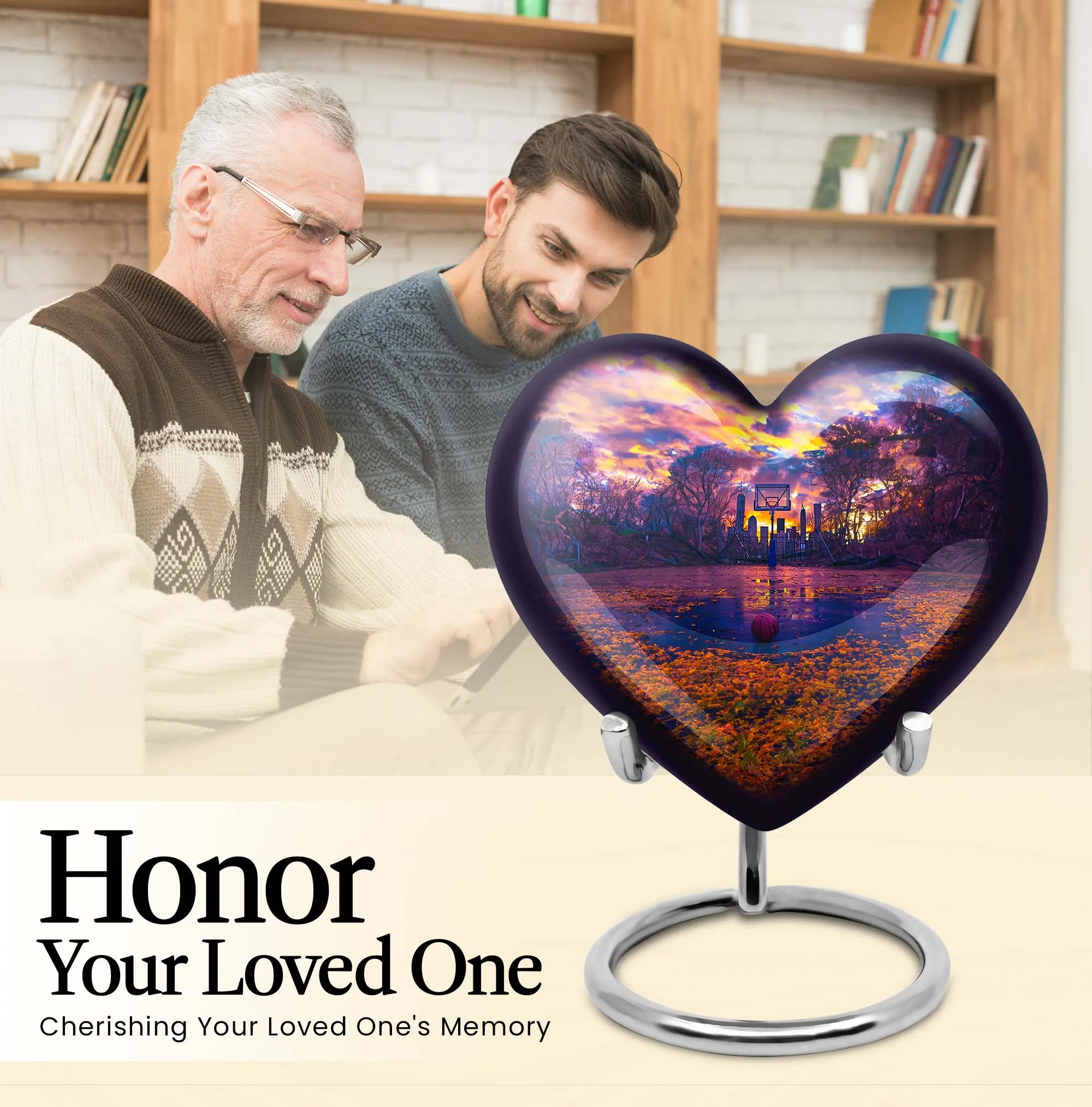 Basketball Memorial  Urn For Human Ashes Remains