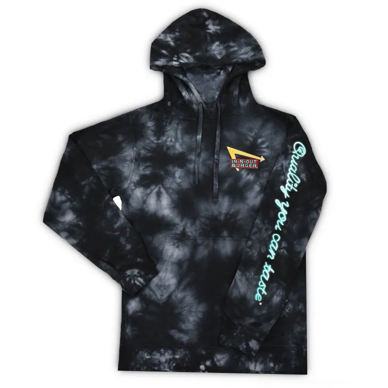 Black Tie Dye Hoodie