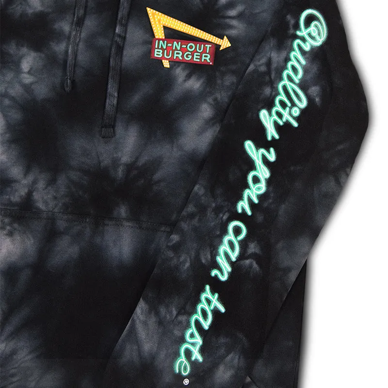 Black Tie Dye Hoodie
