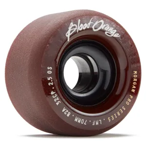 Blood Orange Morgan Pro Longboard Wheels - 70mm 82a - Midnight Red