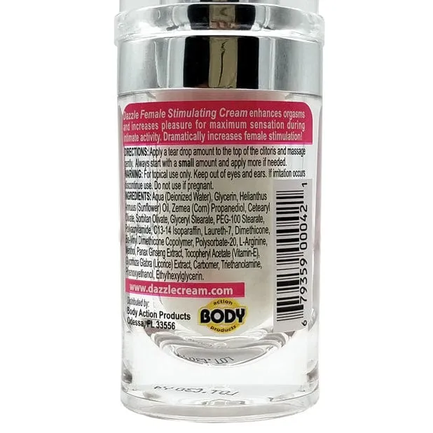 Body Action - Dazzle Female Stimulating Arousal Cream 15ml