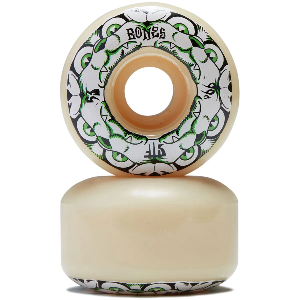 Bones 4 Dog Night 99a V4 Wide Skateboard Wheels - 53mm