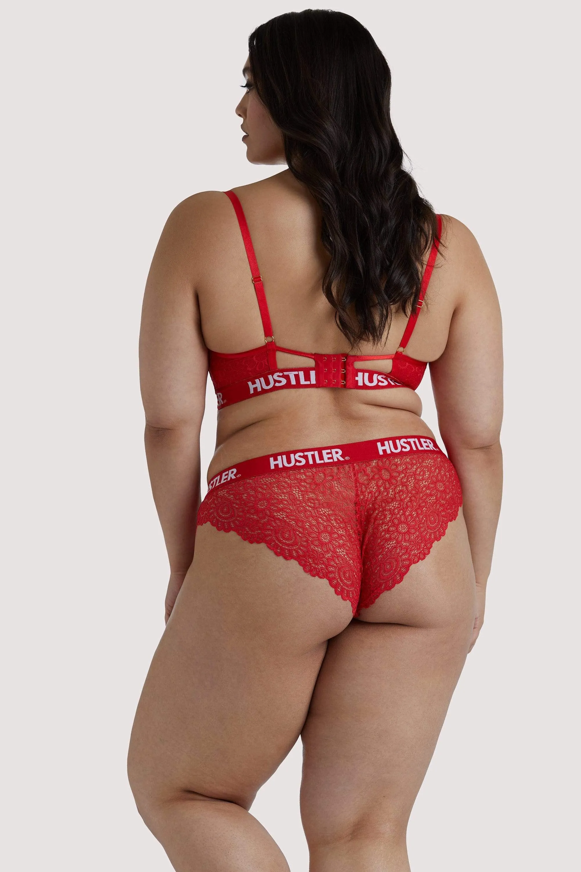 Branded Red Lace Bra