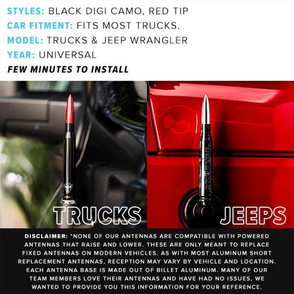 BULLET ANTENNA PACK   FREE GIFT