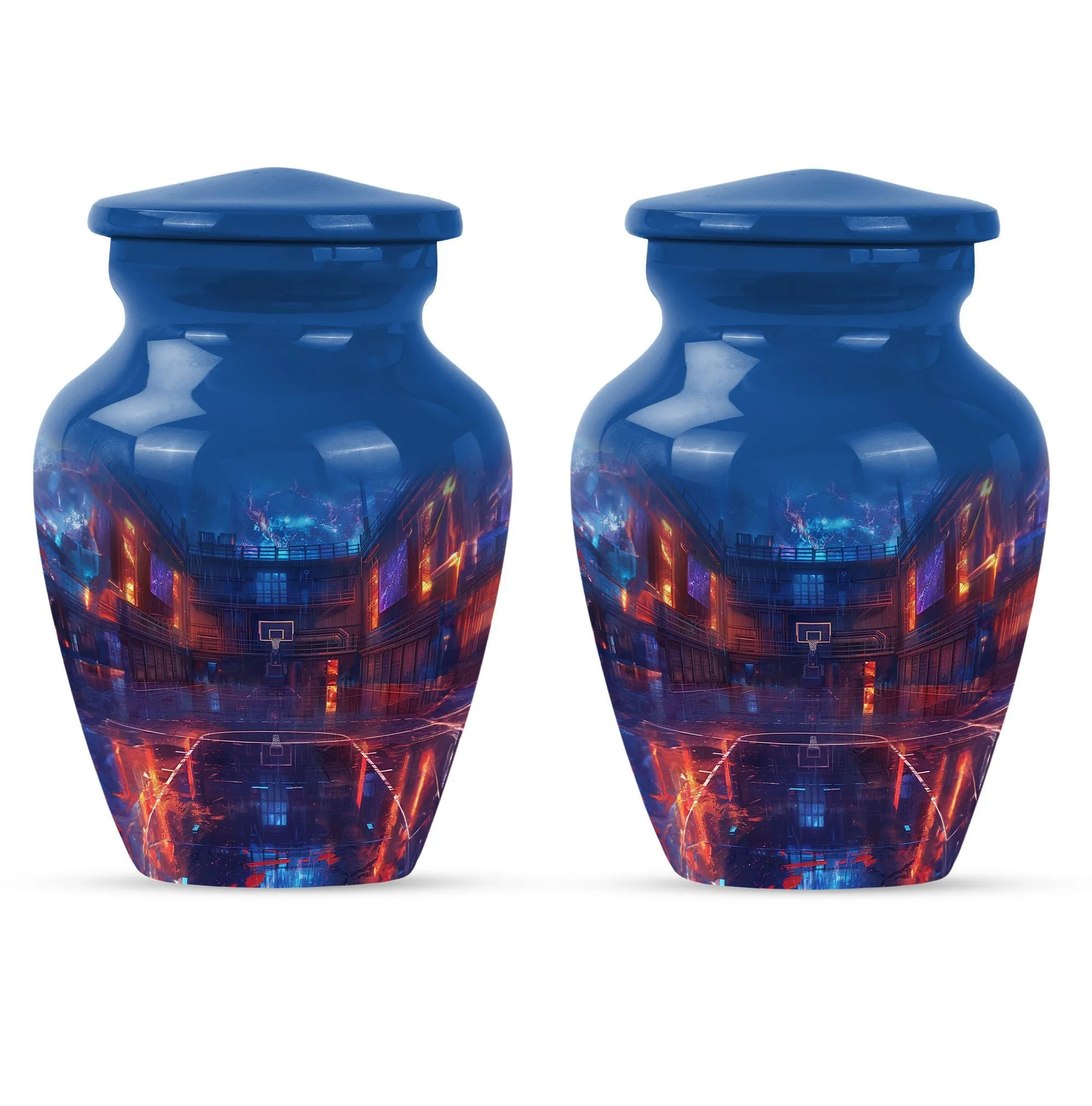 Butterfly Basketball Cremation Urn for Ashes