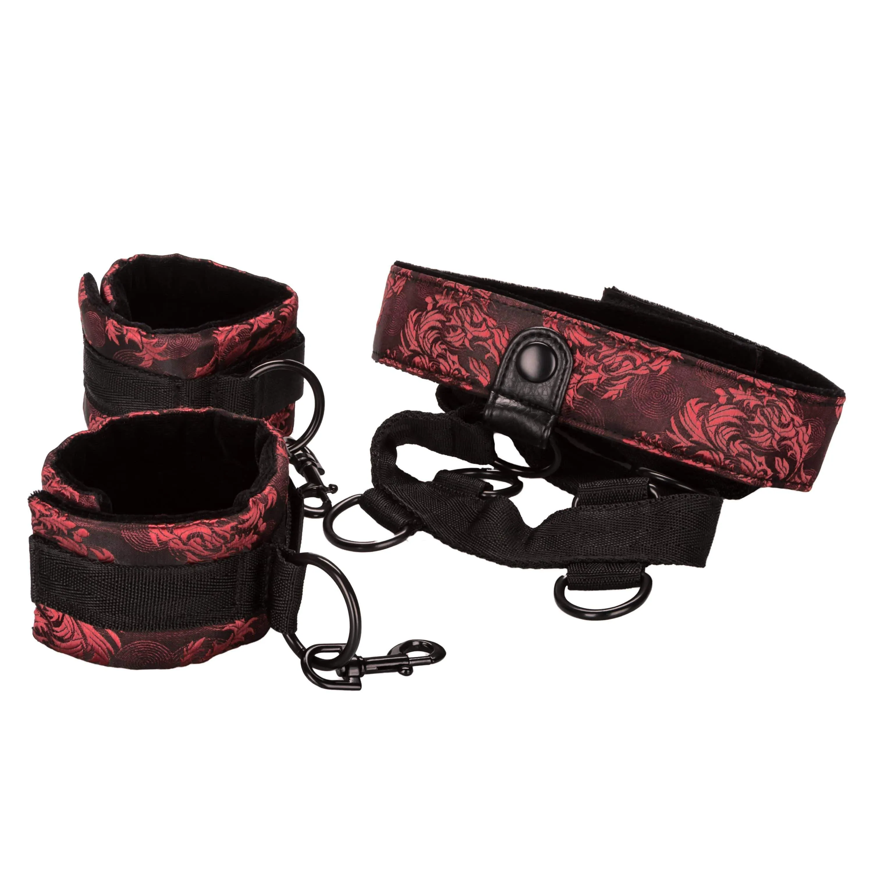 California Exotics - BDSM Scandal Collar Body Restraint (Black)
