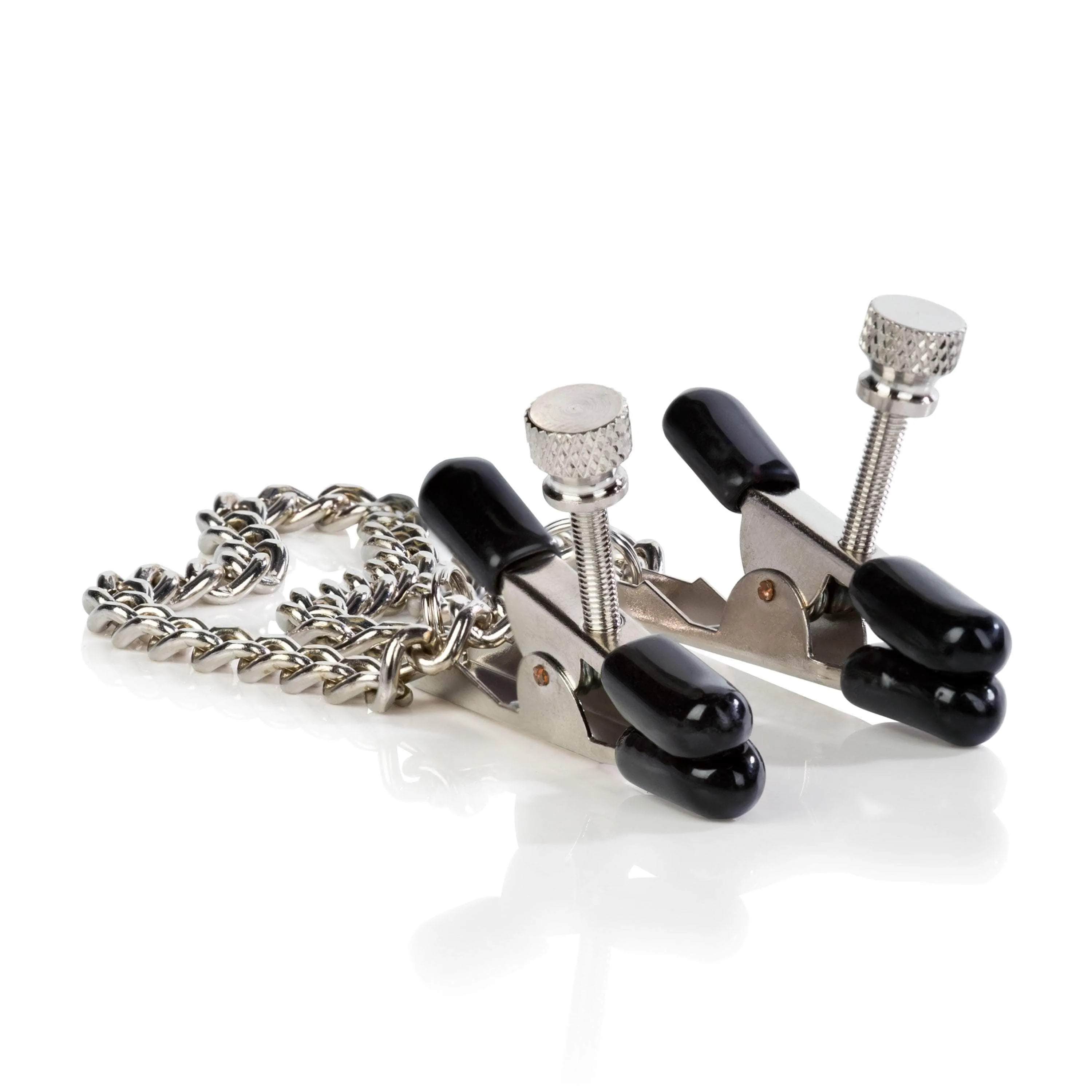 California Exotics - Nipple Play Bull Nose Nipple Clamps (Silver)