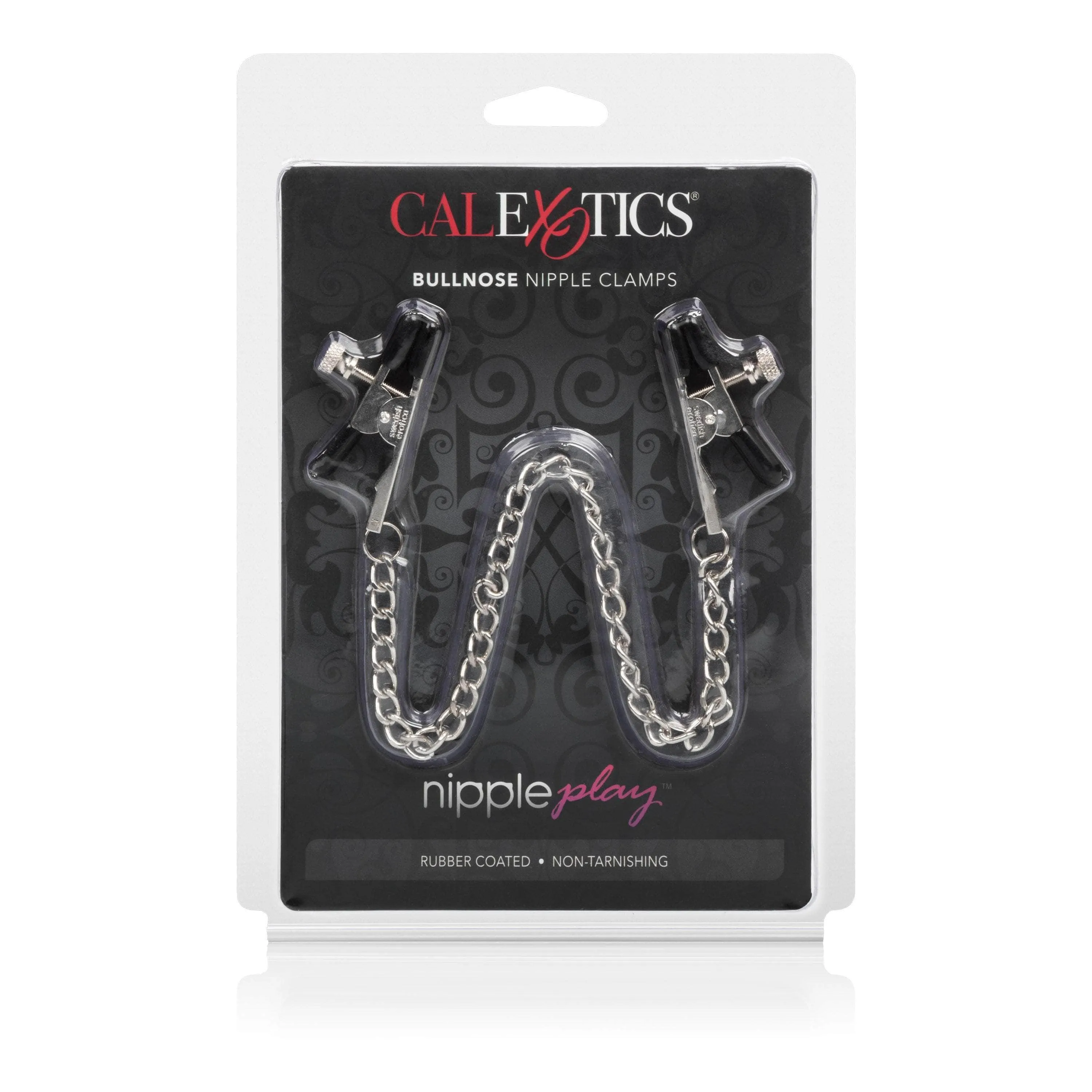California Exotics - Nipple Play Bull Nose Nipple Clamps (Silver)