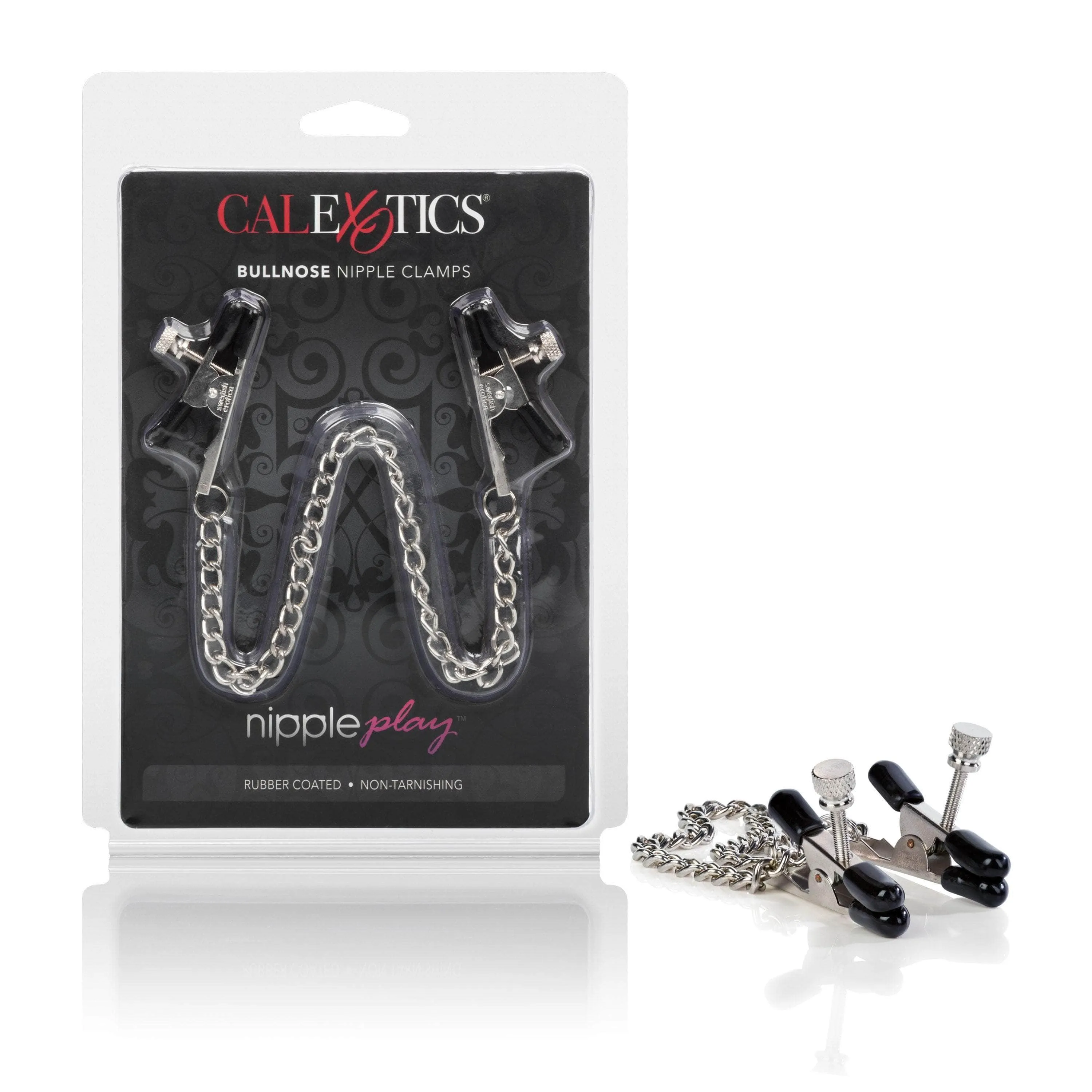 California Exotics - Nipple Play Bull Nose Nipple Clamps (Silver)