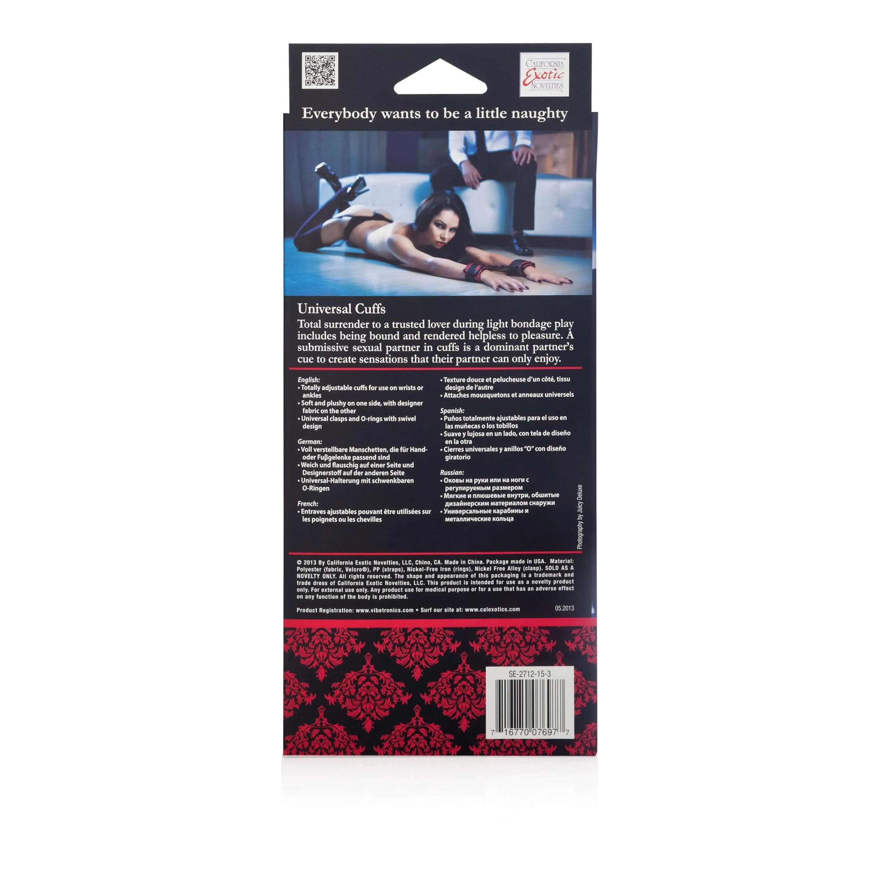 California Exotics - Scandal Universal Cuffs (Red)