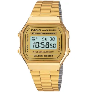 Casio A168 Watch - Gold