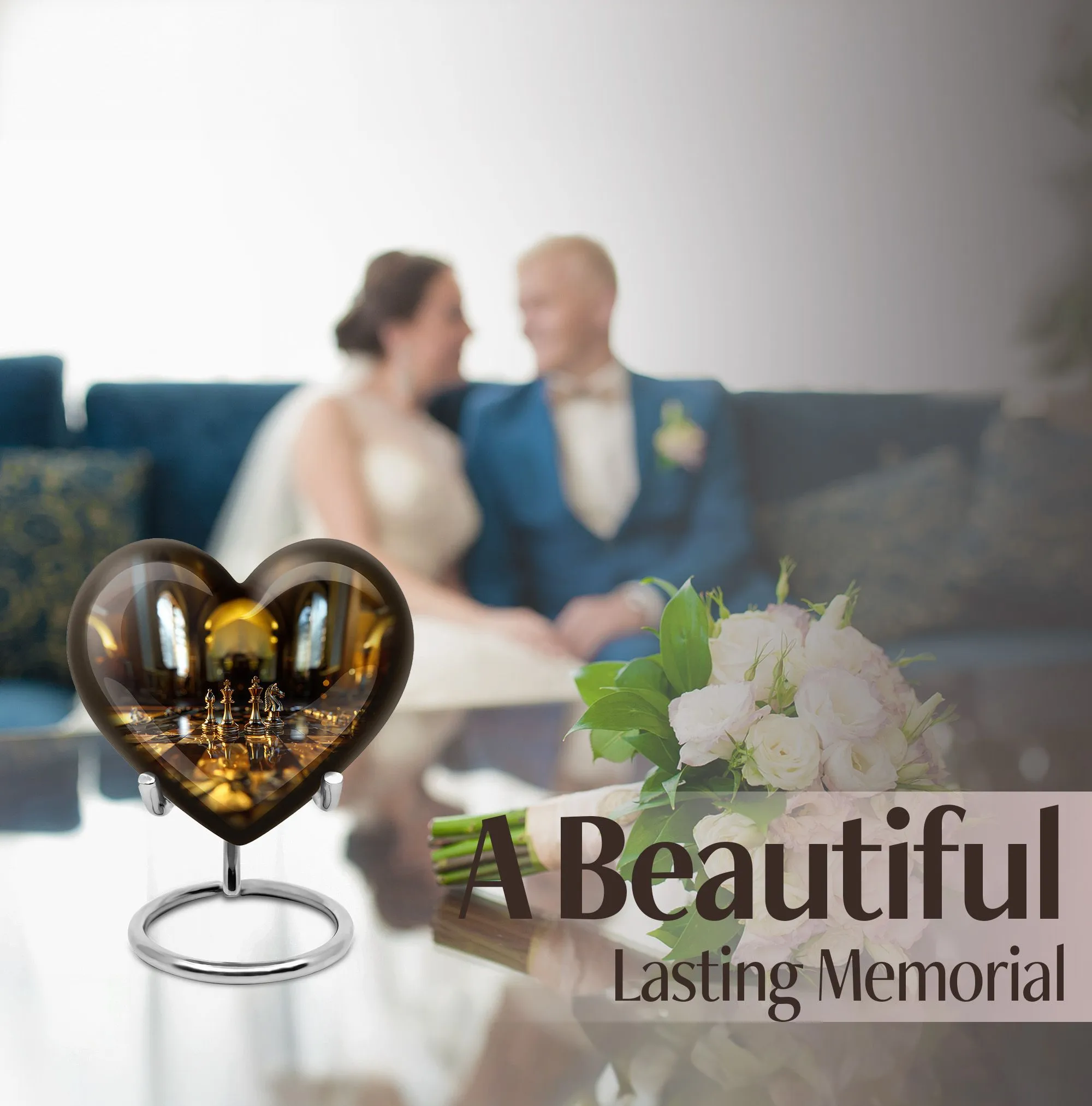 Chess-inspired Eternity Preserve: Cremation Urn for Lasting Tribute