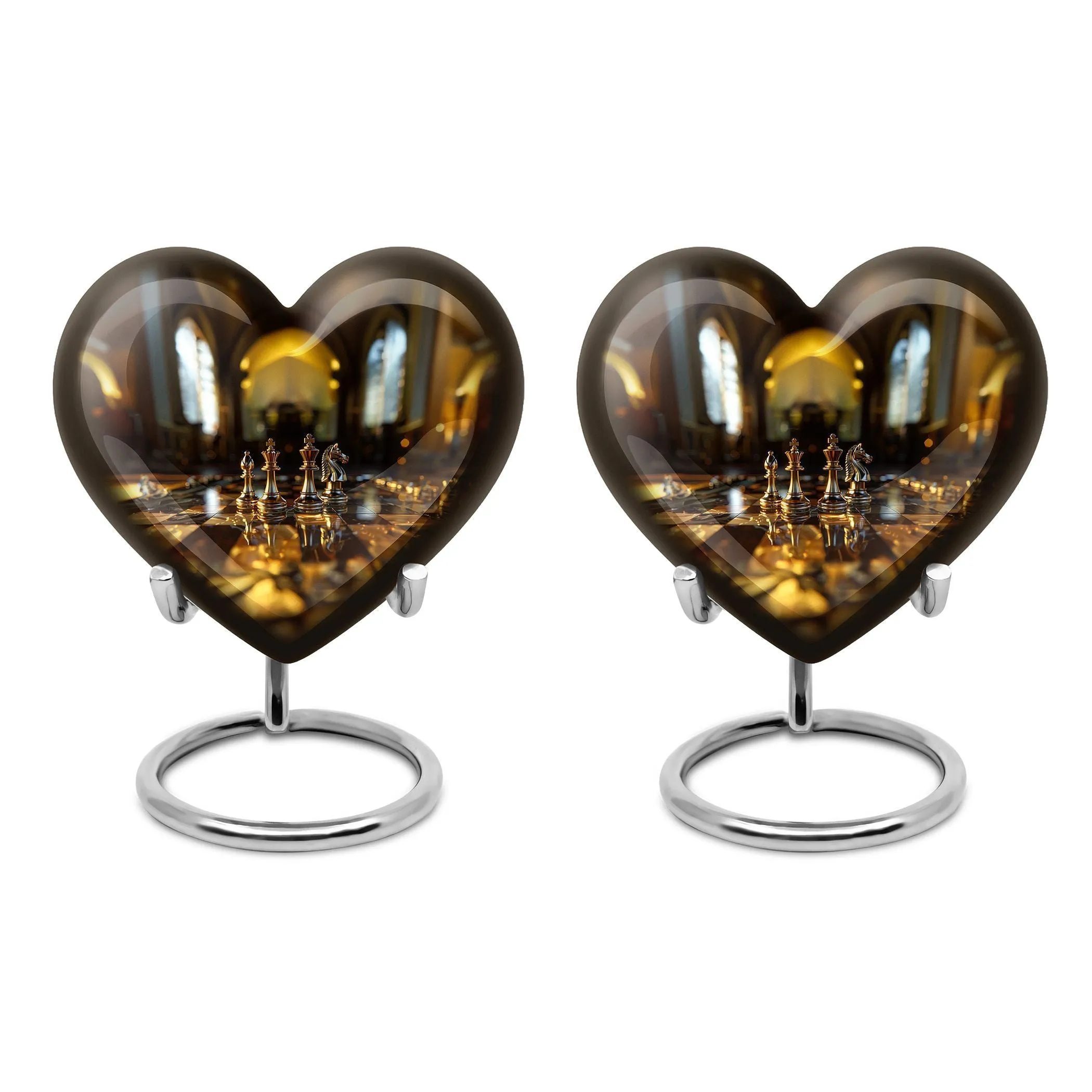 Chess-inspired Eternity Preserve: Cremation Urn for Lasting Tribute