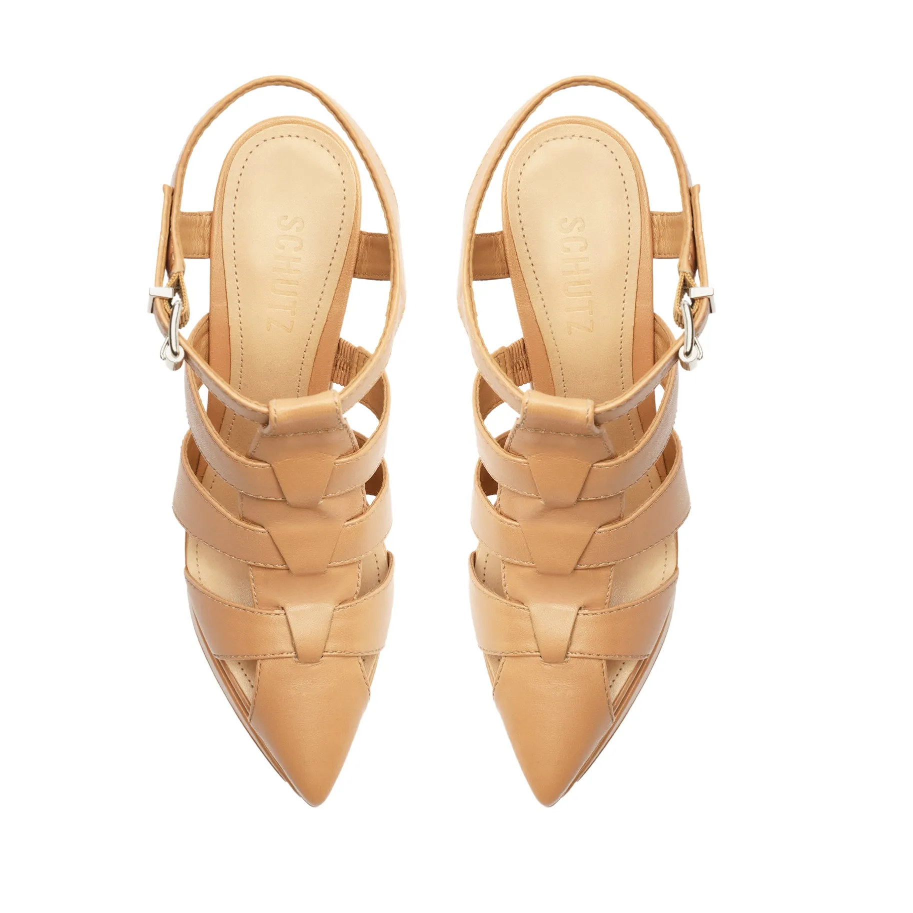 Daryl Platform Leather Pump