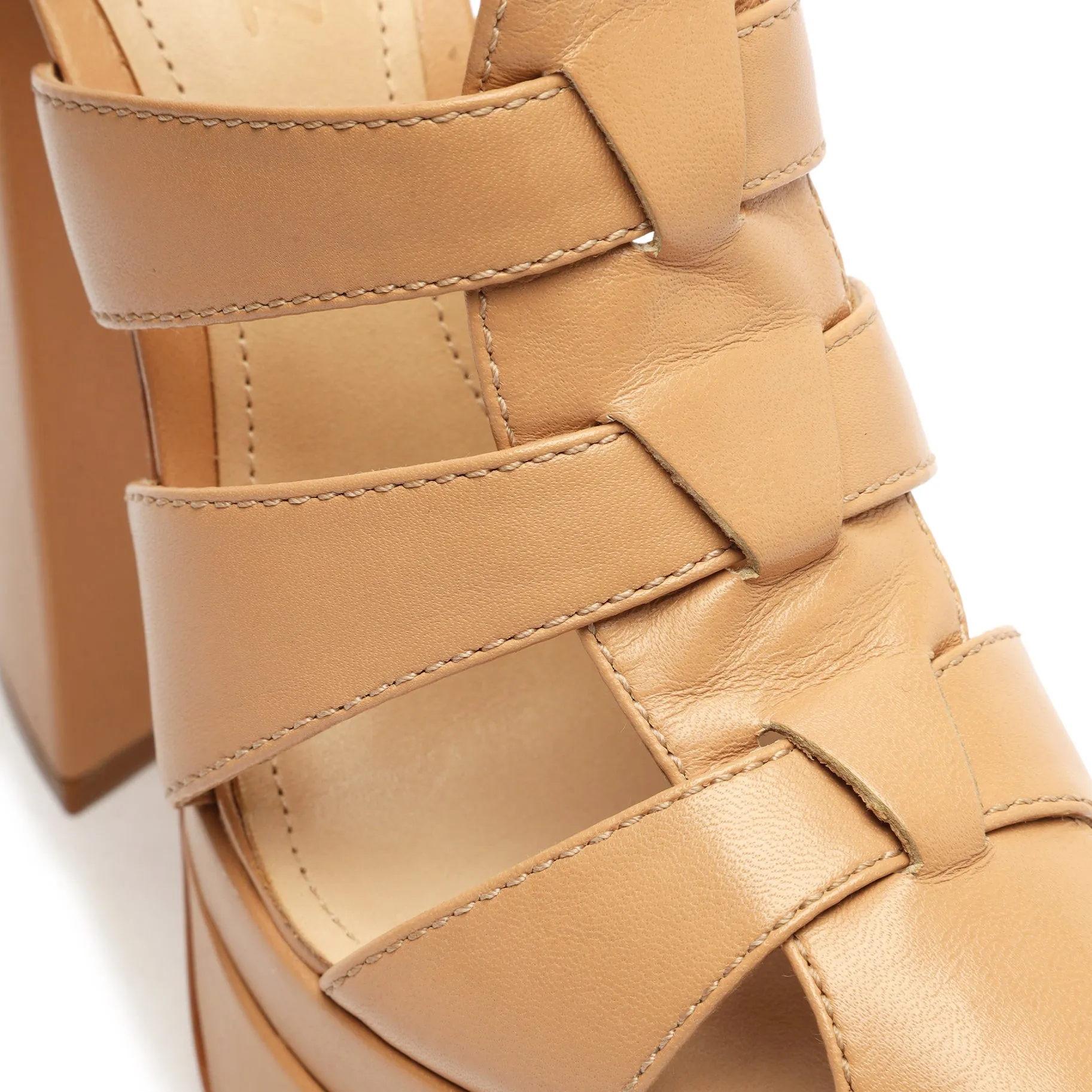 Daryl Platform Leather Pump
