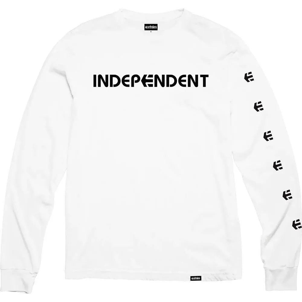 Etnies Independent Long Sleeve T-Shirt - White