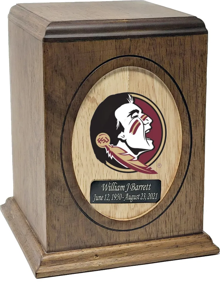 Florida State Seminoles University College Cremation Urn
