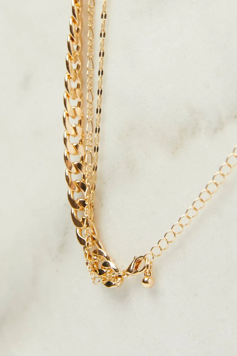 Gold 777 Number Layered Necklace