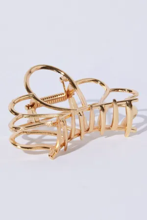 Gold Claw Clip