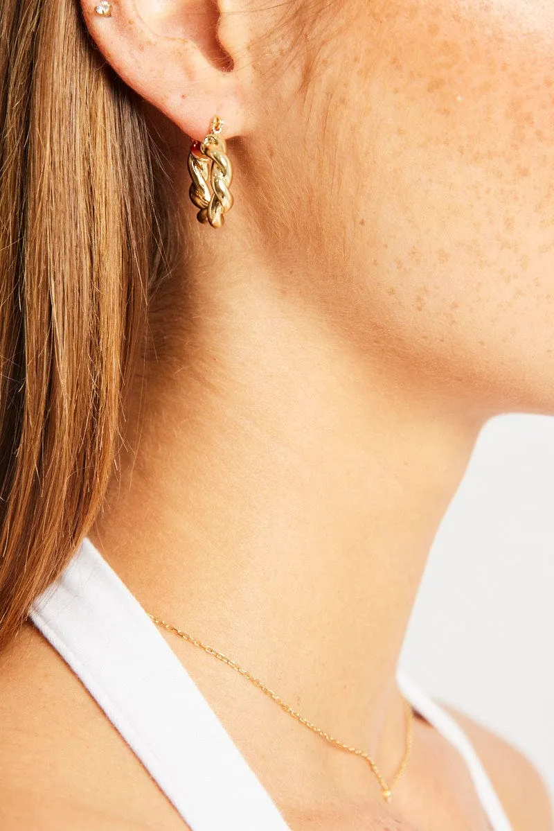 Gold Hoop Earrings