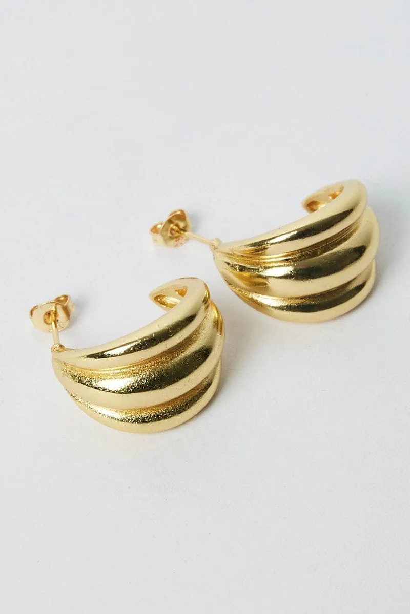 Gold Hoop Earrings