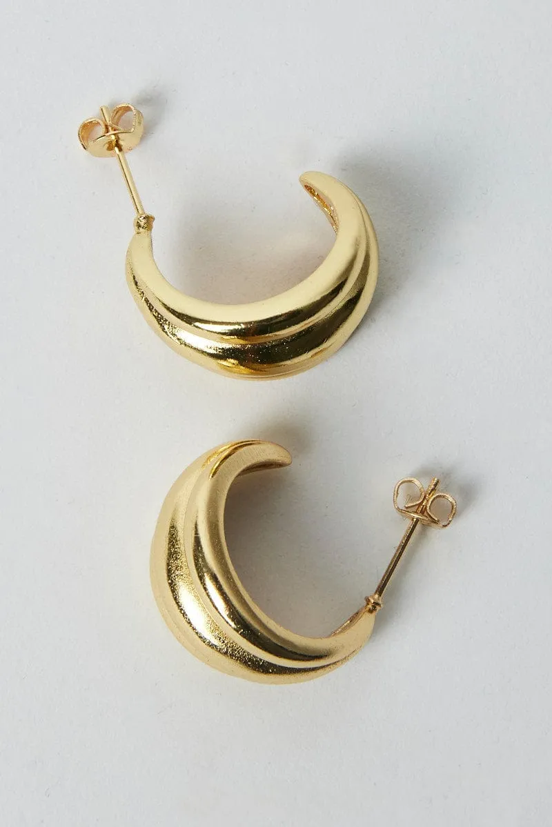 Gold Hoop Earrings