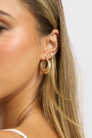 Gold Hoop Earrings