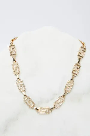 Gold Necklace Choker