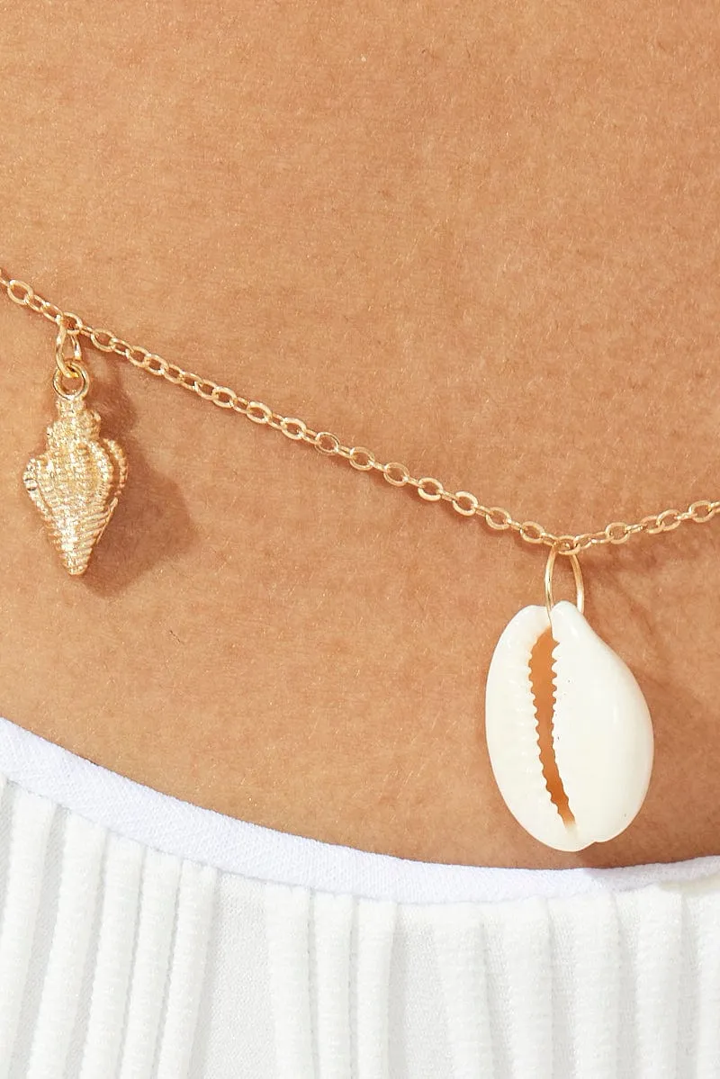 Gold Shell Belly Chain