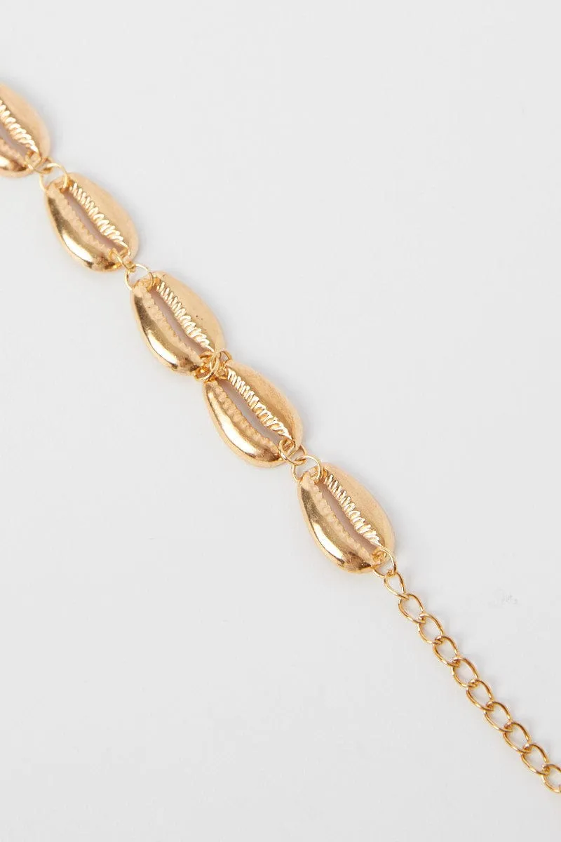 Gold Shell Bracelet