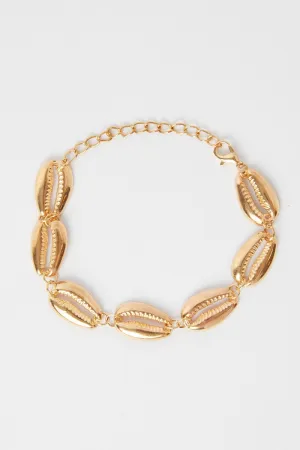 Gold Shell Bracelet