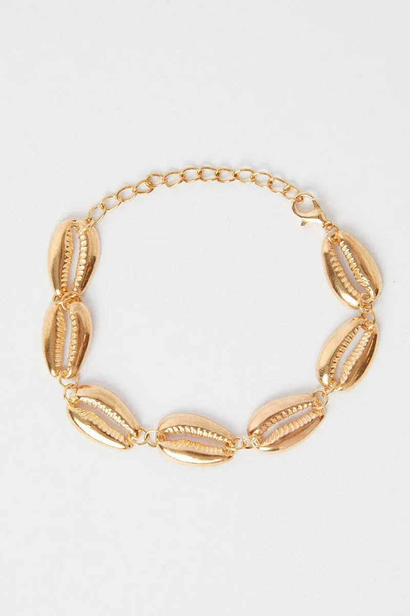 Gold Shell Bracelet