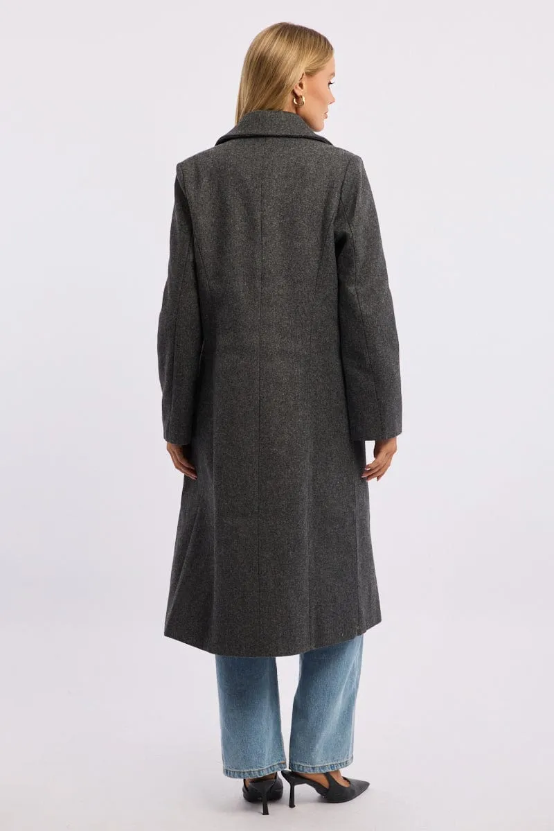 Grey Oversized Coat