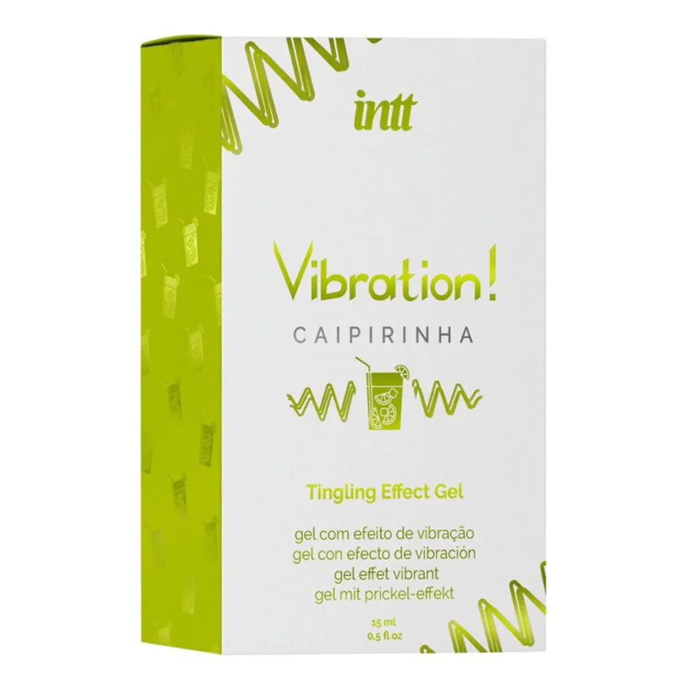 Intt Vibration! Tingling Effect Warming Flavoured Gel - Caipirinha
