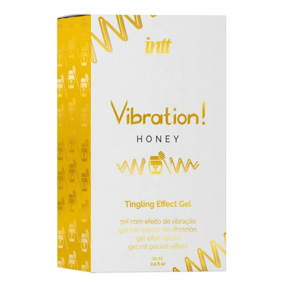 Intt Vibration! Tingling Effect Warming Flavoured Gel - Honey