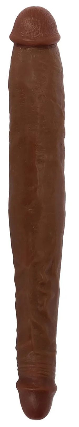Jock 13 Tapered Double Dildo - Chocolate