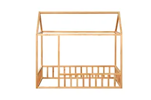 Montessori House Bed With Rails